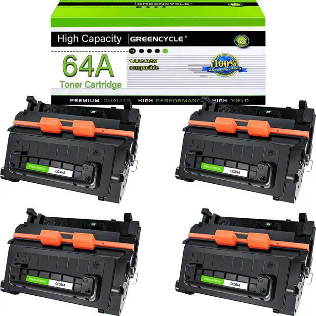 Main image of greencycle CC364A Toner Cartridge Replacement Compatible for HP 64A Black Toner Cartridge Laserjet P4014 P4014dn P4014n P4015 P4015dn P4015n P4015tn P4015x P4515 P4515n P4515tn (4PCS)