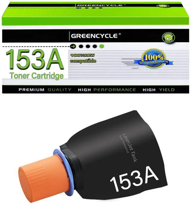 Main image of greencycle 153A Compatible Black Toner Reload Kit Replacement for HP W1530A for Laserjet Tank 2504dw, Laserjet Tank MFP 2604sdw 1504 1504w 2504 1604 1604w 2604 2604dw 2606 2606dw(1PC)
