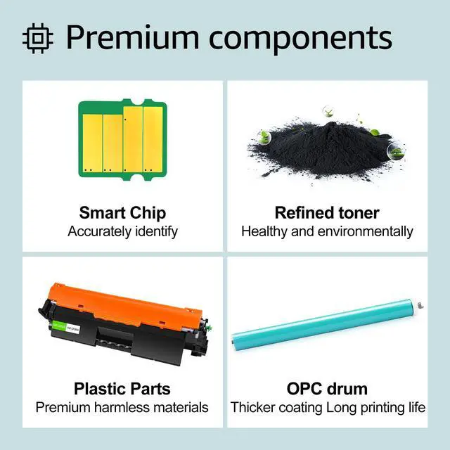 Alt view image 4 of 7 - Greencycle CF294A Compatible Toner Cartridge Replacement for HP CF294A 94A Toner Cartridge use for Laser Jet Pro M118dw M148dw M148fdw M149fdw Printer(6 Pack,Black)