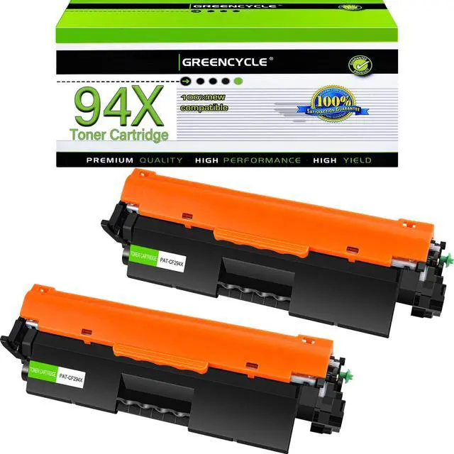Main image of greencycle Compatible 94X Toner Cartridge Replacement for HP 94X CF294X Work with Laser jet Pro MFP M148dw M148fdw M118dw M149fdw , Pro M118 M148 M149 Printer (Black, 2-Pack)