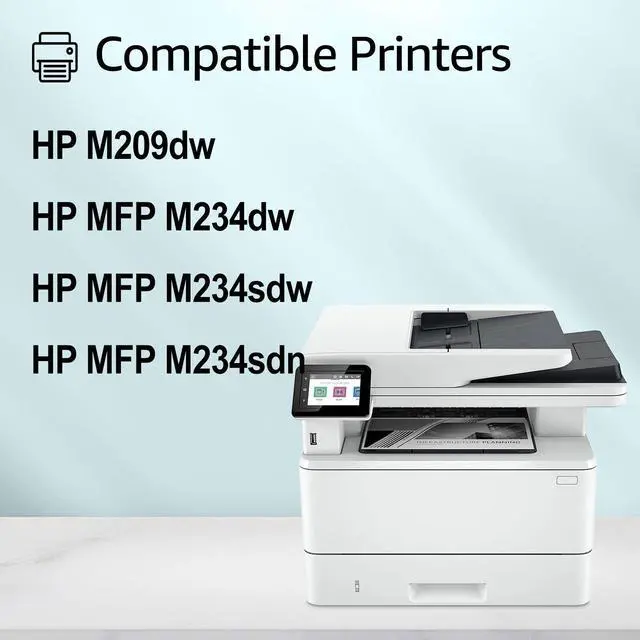 Alt view image 2 of 7 - Greencycle W1340A WITH CHIP Compatible Toner Cartridge Replacement for HP W1340A 134A Toner Cartridge use for Laser Jet Pro M209dw MFP M234dw M234sdn M234dw(6 Pack,Black,with chip)