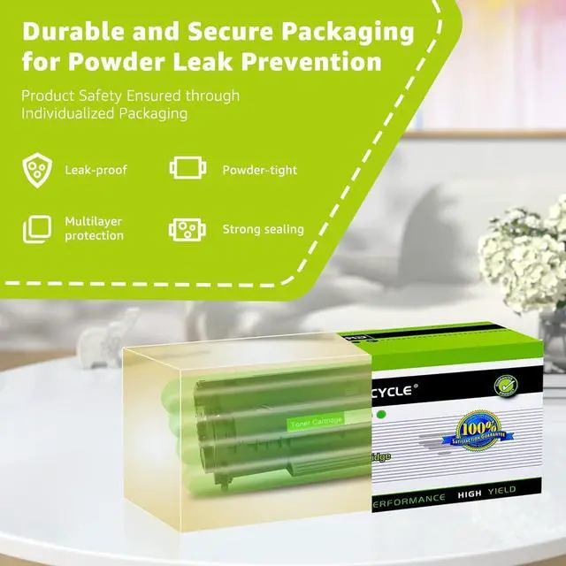 Alt view image 5 of 7 - Greencycle Q2612X Compatible Toner Cartridge Replacement for HP Q2612X 12X Toner Cartridge use for Laser Jet 1020 1010 1012 1018 1022 3030 3052 3055 MFP M1005 M1319f Printer(6 Pack,Black)