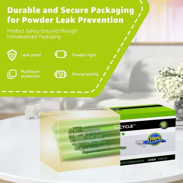 Alt view image 5 of 7 - Greencycle Q2612A Compatible Toner Cartridge Replacement for HP Q2612A 12A Toner Cartridge use for Laser Jet 1020 1010 1012 1018 1022 3030 3052 3055 MFP M1005 M1319f Printer(8 Pack,Black)