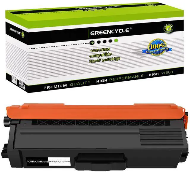 Main image of greencycle 1 Pack TN315 TN315BK Black Toner Cartridge Replacement Compatible for Brother TN-315 HL-4150cdn HL-4570cdw HL-4570cdwt MFC-9460cdn MFC-9560cdw MFC-9970cdw Printers
