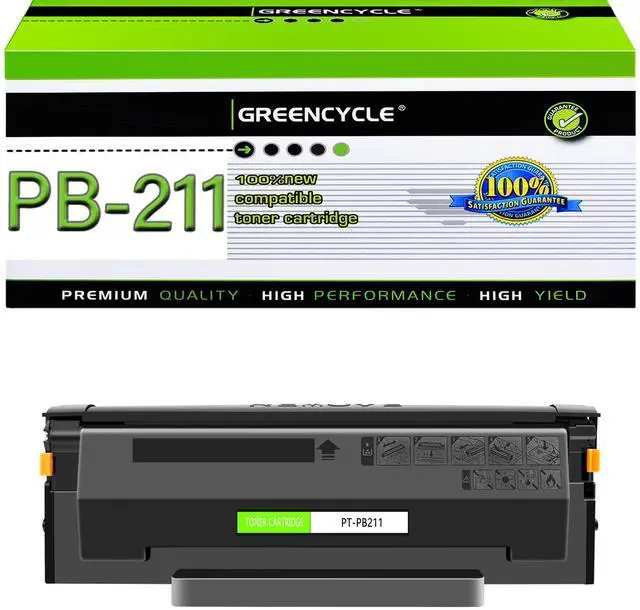 Main image of greencycle PB-211 Replacement Compatible for Pantum PB211 PB-211E PB211EV Black Toner Cartridge use for P2500W P2200 M6500NW M6550NW M6600NW P2502W M6552NW M6602NW Printer Ink Cartridge (1PCS)
