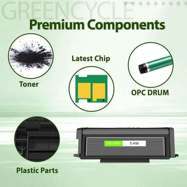 Alt view image 4 of 6 - greencycle TL-410X Compatible for Pantum TL-410X TL-410H Black Toner Cartridge TL-410 Pro Ink Cartridge use for P3012DW P3302DW P3302DN M7202FDW M7102DW M7102DN M6802FDW M6702DW M6800FDW (4PCS)