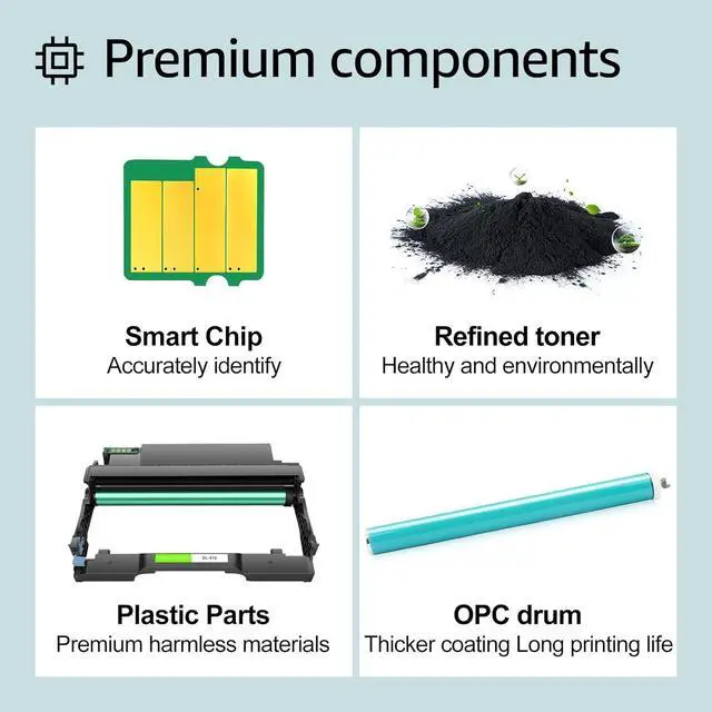 Alt view image 4 of 6 - greencycle DL-410 Compatible Drum Unit Replacement for Pantum DL-410 Imaging Drum DL410 use for M7102DW P3012DW M6800FDW M7100DW M7200FDW M6802FDW M7102DN M7202FDW Printer (1-Pack)