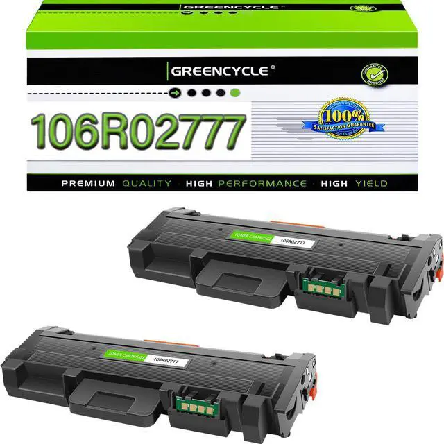 Main image of greencycle 106R02777 Toner Cartridge Replacement Compatible for Xerox 106R02777 Black Toner Cartridge WorkCentre 3215 3215NI 3225 3225DNI Phaser 3260 3260DI 3260DNI 3052 Ink Cartridge (2PCS)