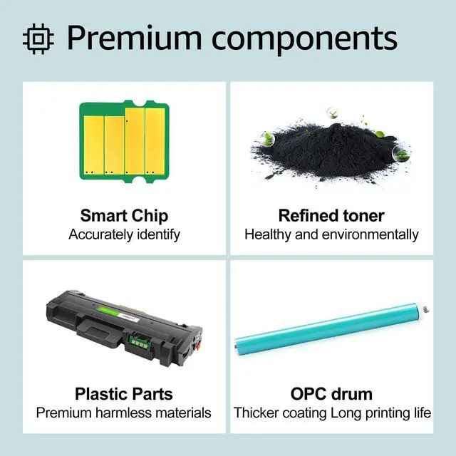 Alt view image 4 of 6 - greencycle 106R02777 Toner Cartridge Replacement Compatible for Xerox 106R02777 Black Toner Cartridge WorkCentre 3215 3215NI 3225 3225DNI Phaser 3260 3260DI 3260DNI 3052 Ink Cartridge (2PCS)