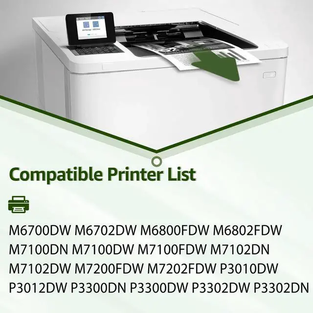 Alt view image 2 of 7 - GREENCYCLE 4-Pack TL-410X Compatible Toner Cartridge & 2-Pack DL-410 Drum Replacement for Pantum TL-410H Toner & DL410 Drum Use for M6702DW M6800FDW M7102DN M7202FDW P3012DW P3302DW(4Toner + 2Drum)