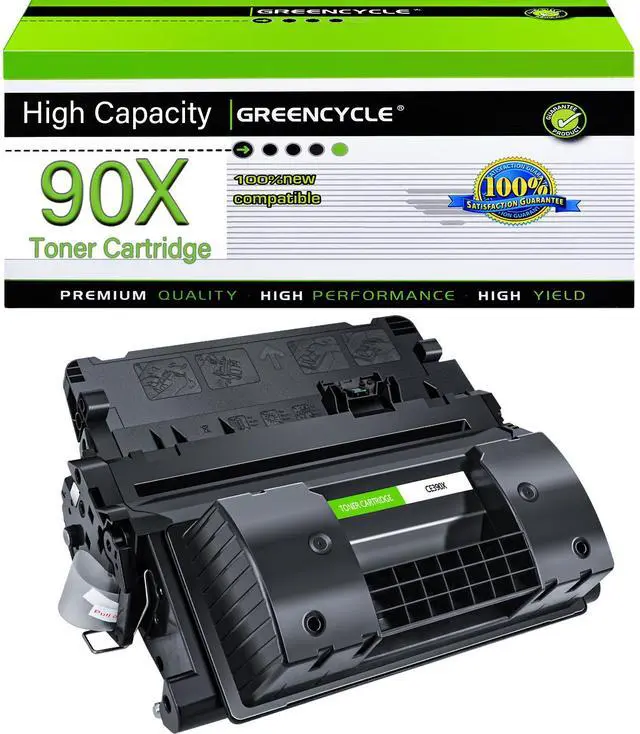 Main image of greencycle 1 Pack Compatible for CE390X 90X Black Toner Cartridge Replacement for Laserjet Enterprise M602n M603n M603xh Series Printer