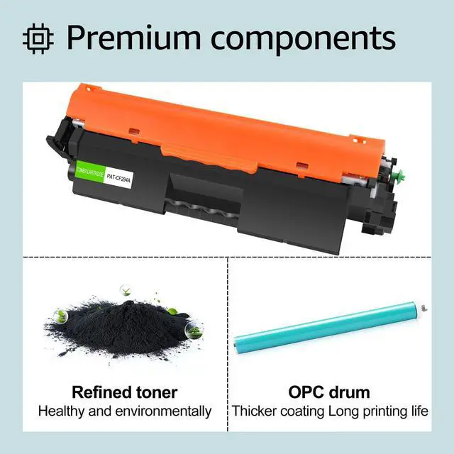 Alt view image 4 of 7 - greencycle Compatible 94A Toner Cartridge Replacement for HP 94A CF294A Work with Laser jet Pro MFP M148dw M148fdw M118dw M149fdw, Pro M118 M148 M149 Printer (Black, 1-Pack)
