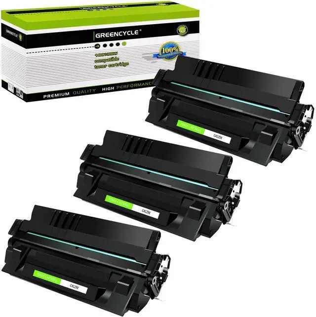 Main image of GREENCYCLE 10000 Pages High-Yield Toner Cartridge Replacement Compatible for HP 29X C4129X Use in Laser jet 5000 5000n 5000dn 5000gn 5100 5100tn 5100dtn Printer (Black, 3-Pack)
