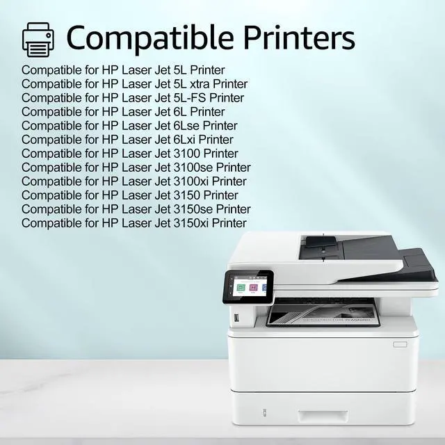Alt view image 2 of 6 - GREENCYCLE High-Yield 06A C3906A Toner Cartridge Replacement Compatible for HP Laser jet 5L Xtra 5L-FS 6L 6Lse 6Lxi 3100 3100se 3100xi 3150 3150se 3150xi,Page Yield Up to 3100 Pages (Black,3 Pack)