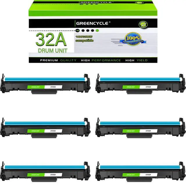 Alt view image 7 of 7 - greencycle Compatible 32A Replacement for HP 32A Drum Unit CF232A use for Laserjet Pro M203d M203dn M203dw M227fdw M227fdn M227sdn M148dw M148fdw M118dw Printer (6-Pack)