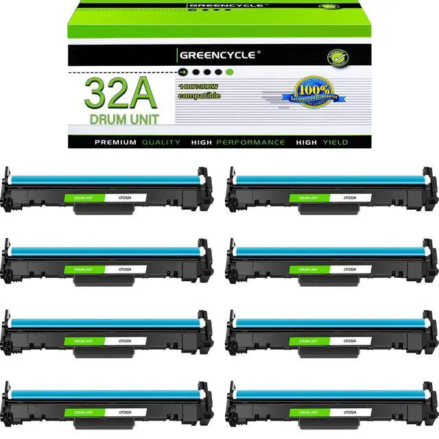 Alt view image 7 of 7 - greencycle Compatible 32A Replacement for HP 32A Drum Unit CF232A use for Laserjet Pro M203d M203dn M203dw M227fdw M227fdn M227sdn M148dw M148fdw M118dw Printer (10-Pack)