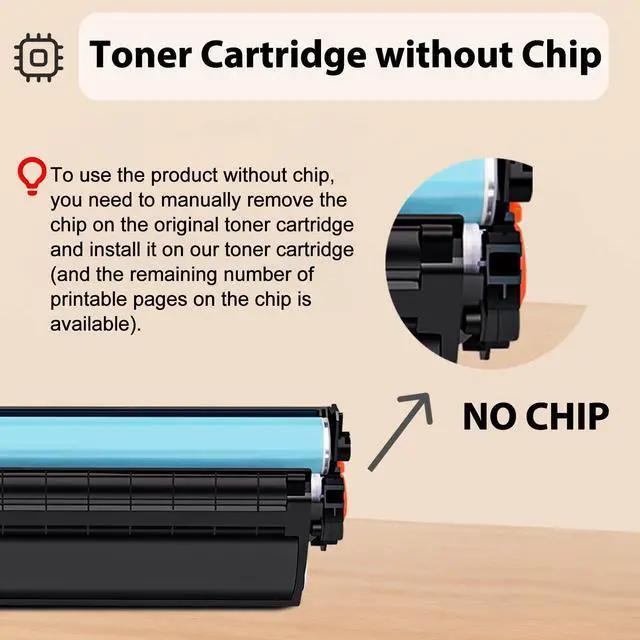 Alt view image 3 of 6 - greencycle 141X No Chip Compatible for HP 141X Black Toner Cartridge W1410X Work with Laser Jet M110w MFP M140w MFP M139w(1PCS,No Chip requires manual installation of an OEM chip)