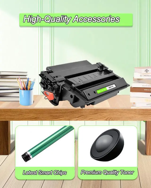 Alt view image 4 of 6 - GREENCYCLE High-yield Compatible Toner Cartridge Replacement for HP 11X Q6511X work with Laser Jet 2400 2410 2410n 2420 2420d 2420n 2420dn 2420dtn 2430 2430n 2430tn 2430dtn Printer (Black,3-Pack)