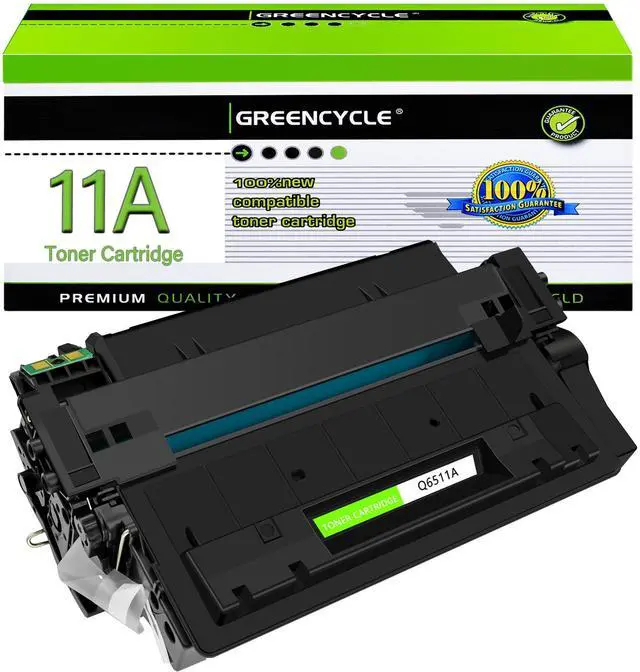 Main image of GREENCYCLE High-yield Compatible Toner Cartridge Replacement for HP 11A Q6511A work with Laser Jet 2400 2410 2410n 2420 2420d 2420n 2420dn 2420dtn 2430 2430n 2430tn 2430dtn Printer (Black,1-Pack)