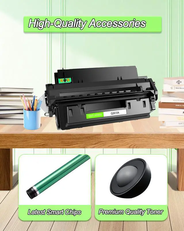 Alt view image 4 of 6 - GREENCYCLE High-yield Compatible Toner Cartridge Replacement for HP 10A Q2610A work with Laser Jet 2300 2300L 2300n 2300d 2300dn 2300dtn Printer (Black,2-Pack)