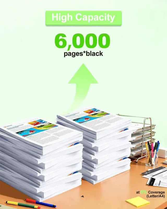 Alt view image 3 of 6 - GREENCYCLE High-yield Compatible Toner Cartridge Replacement for HP 10A Q2610A work with Laser Jet 2300 2300L 2300n 2300d 2300dn 2300dtn Printer (Black,2-Pack)