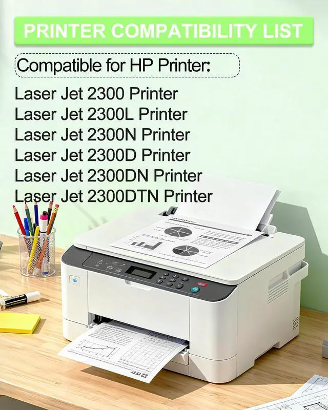 Alt view image 2 of 6 - GREENCYCLE High-yield Compatible Toner Cartridge Replacement for HP 10A Q2610A work with Laser Jet 2300 2300L 2300n 2300d 2300dn 2300dtn Printer (Black,2-Pack)