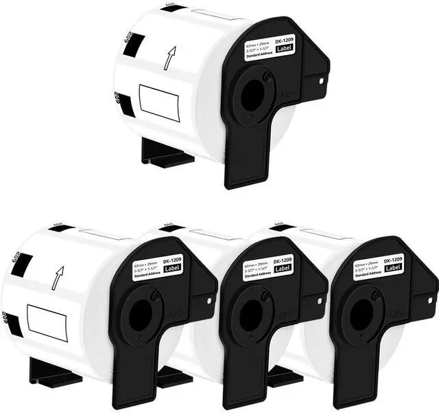 Main image of GREENCYCLE 4 Roll Large Address Label Compatible for Brother DK-1209 2.4 in x 1.1 in Use with Brother QL Label Printers (800 Labels/Roll)