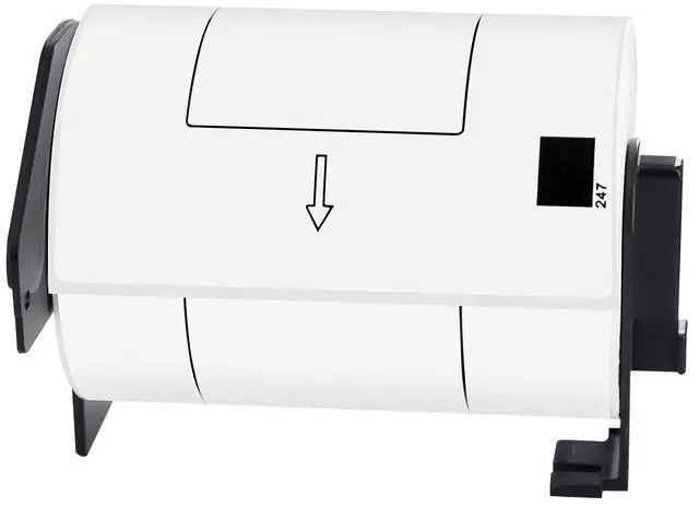 Alt view image 2 of 5 - GREENCYCLE 3 Roll Compatible for Brother DK-1247 DK1247 Die-Cut Large Shipping White Paper Labels 4.07x 6.4'' 103mm x 164 mm for QL-1050 QL-1060N QL-1100 QL-1110NWB, 180 Labels/Roll