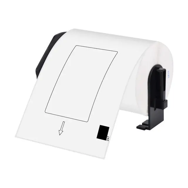 Alt view image 3 of 5 - GREENCYCLE 3 Roll Compatible for Brother DK-1247 DK1247 Die-Cut Large Shipping White Paper Labels 4.07x 6.4'' 103mm x 164 mm for QL-1050 QL-1060N QL-1100 QL-1110NWB, 180 Labels/Roll