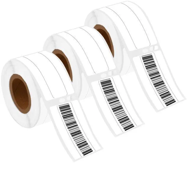 Main image of GREENCYCLE 3 Roll /16" x 3-7/16" File Folder Labels Compatible for 30327 LW 1-Up White Paper Labels for LabelWriter 450 Duo, 4XL, 400 Printers, 130 Labels/Roll, NOT FIT 550 & 5XL
