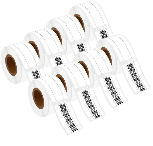 Main image of GREENCYCLE 8 Roll /16" x 3-7/16" File Folder Labels Compatible for 30327 LW 1-Up White Paper Labels for LabelWriter 450 Duo, 4XL, 400 Printers, 130 Labels/Roll, NOT FIT 550 & 5XL