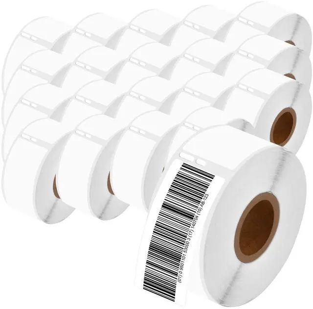 Main image of GREENCYCLE 20 Rolls Compatible for Dymo 30320 LW Address Labels Multi Purpose Shipping & Barcode Labels 1-1/8 x 3-1/2 (28mm x 89mm) White for Labelwriter Printers, 260 Labels/Roll, NOT FIT 550 & 5XL
