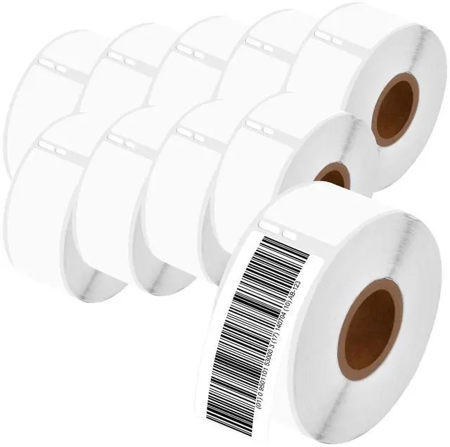 Main image of GREENCYCLE 10 Rolls Compatible for Dymo 30320 LW Address Labels Multi Purpose Shipping & Barcode Labels 1-1/8 x 3-1/2 (28mm x 89mm) White for Labelwriter Printers, 260 Labels/Roll, NOT FIT 550 & 5XL