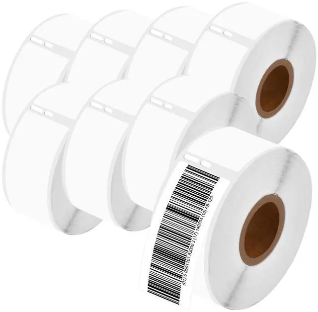 Main image of GREENCYCLE 8 Rolls Compatible for Dymo 30320 LW Address Labels Multi Purpose Shipping & Barcode Labels 1-1/8 x 3-1/2 (28mm x 89mm) White for Labelwriter Printers, 260 Labels/Roll, NOT FIT 550 & 5XL