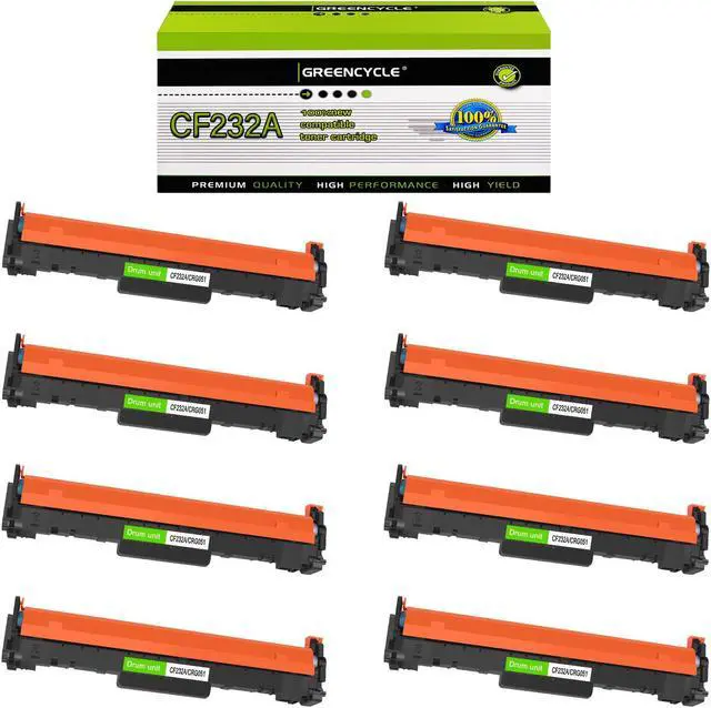 Main image of greencycle Compatible 32A Replacement for HP 32A Drum Unit CF232A use for Laserjet Pro M203d M203dn M203dw M227fdw M227fdn M227sdn M148dw M148fdw M118dw Printer (8-Pack)