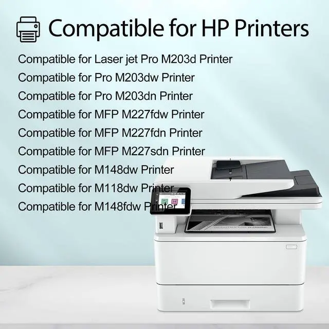 Alt view image 2 of 6 - greencycle Compatible 32A Replacement for HP 32A Drum Unit CF232A use for Laserjet Pro M203d M203dn M203dw M227fdw M227fdn M227sdn M148dw M148fdw M118dw Printer (4-Pack)