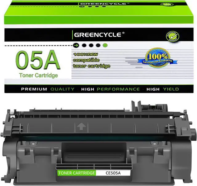 Main image of GREENCYCLE High-yield Compatible Toner Cartridge Replacement for HP 05A CE505A work with Laser Jet P2030 P2035 P2035N P2050 P2055 P2055d P2055dn P2055x Printer (Black, 1-Pack)