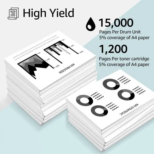 Alt view image 2 of 7 - Greencycle (2 toner, 1 drum) TN830 Toner cartridge & DR830 Drum unit Compatible for Brother HL-L2460DW HL-L2405W HL-L2480DW DCP-L2640DW MFC-L2820DW printer (with Chip)