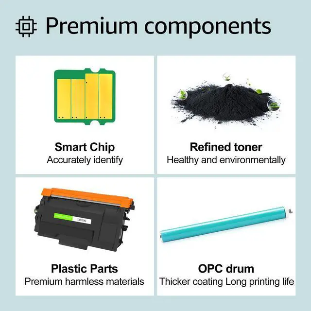 Alt view image 4 of 7 - greencycle (3x TN920XL,1x DR920) Compatible Black Toner Cartridge and Drum Unit Replacement for Brother TN920 DR920 use with HL-L5210DW HL-L6210DW MFC-L5710DW DCP-L5510DN Laser Printer