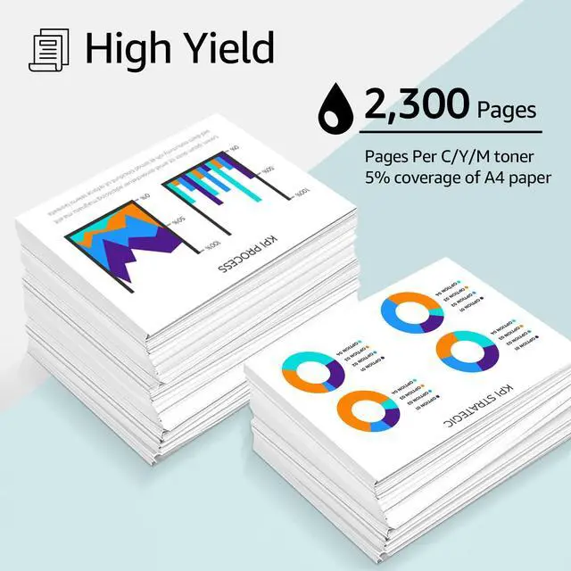 Alt view image 2 of 7 - greencycle TN227 Cyan 1 Pack Compatible Toner Cartridge Replacement for Brother TN-227 TN223 TN227C to use with HL-L3290CDW MFC-L3710CW HL-L3210CW MFC-L3750CDW DCP-L3550CDW Printer-High Yield