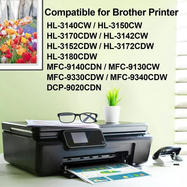 Alt view image 2 of 7 - greencycle 5 Pack Compatible high Yield Toner Cartridge Replacement for Brother TN225 TN221 TN-225 to Use with MFC-9130CW HL-3170CDW HL-3140CW HL-3180CDW (2 Black, 1 Cyan, 1 Magenta, 1 Yellow)
