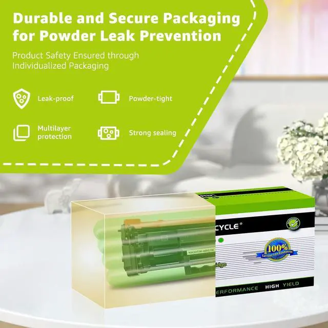 Alt view image 5 of 7 - Greencycle W1340A Toner Cartridge With CHIP Compatible Replacement for Hp 134A W1340A Black Cartridge Laser jet M209dw MFP M234dw M234sdn M234sdw(4Pk,with chip)