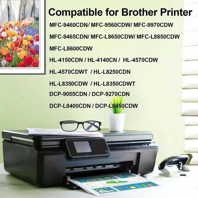 Alt view image 2 of 6 - GREENCYCLE TN315 Black Toner Cartridge Compatible for Brother TN-315 TN315BK TN-315BK HL-4150cdn/4570cdw/4570cdwt MFC-9460cdn