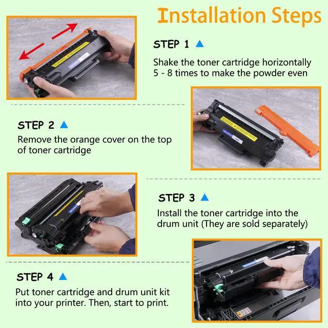 Alt view image 6 of 6 - greencycle DR830 2 Pack Compatible Drum Unit Replacement for Brother DR-830 use with HL-L2405W HL-L2460DW MFC-L2900DW MFC-L2820DW Laser Printer (Black, High Yield)