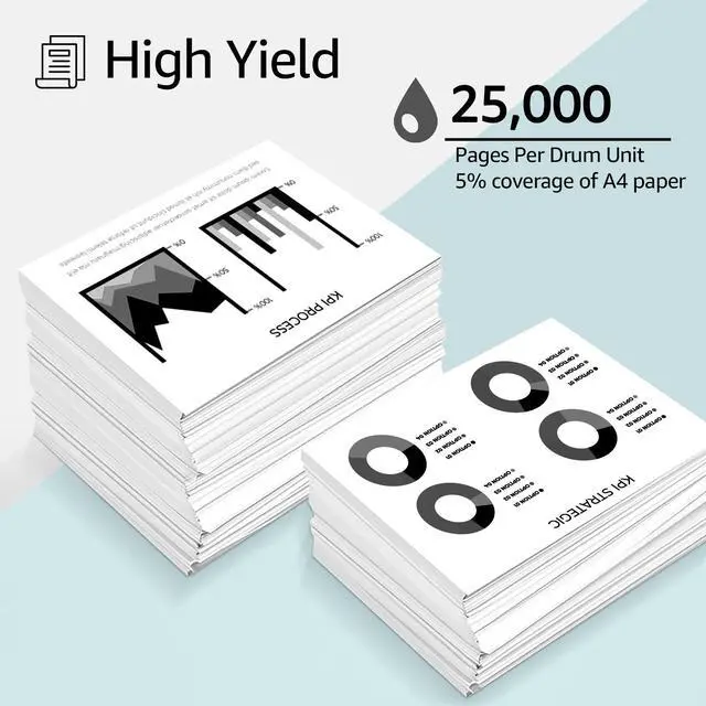 Alt view image 2 of 7 - greencycle 6 Pack Compatible Drum unit Replacement for Brother DR620 DR520 drum use with HL-5340d 5250DN hl-5370DW MFC-8660DN 8680dn 8480dn 8670dn DCP-8060 8065DN 8085dn Printer