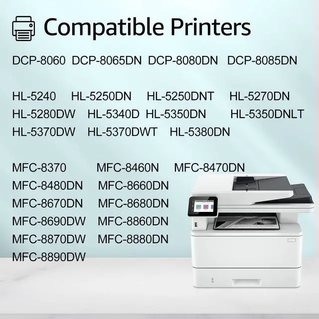 Alt view image 3 of 7 - greencycle 6 Pack Compatible Drum unit Replacement for Brother DR620 DR520 drum use with HL-5340d 5250DN hl-5370DW MFC-8660DN 8680dn 8480dn 8670dn DCP-8060 8065DN 8085dn Printer