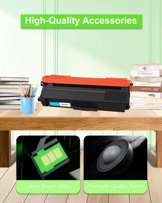 Alt view image 5 of 7 - greencycle 1 Pack TN315 TN315C Cyan Toner Cartridge Replacement Compatible for Brother TN-315 HL-4150cdn HL-4570cdw HL-4570cdwt MFC-9460cdn MFC-9560cdw MFC-9970cdw Printers