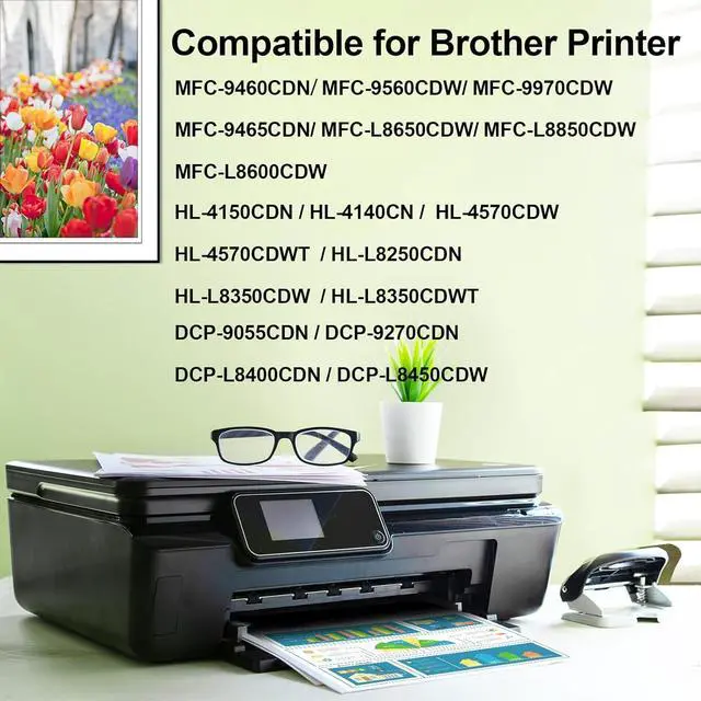 Alt view image 2 of 7 - greencycle 3 Pack Color Compatible Toner Cartridge Replacement for Brother TN315 TN310 Toner for HL-4140CW HL-4570CDW HL-4570CDWT MFC-9560CDW MFC-9970CDW Printer( 1 Cyan, 1 Yellow, 1 Magenta)