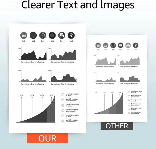Alt view image 5 of 6 - greencycle 2 Pack Compatible Toner Cartridge Replacement for Brother TN580 TN650 TN-580 TN620 TN-650 Toner use with HL-5340d 5250DN hl-5370DW MFC-8660DN 8680dn 8480dn DCP-8060 8065DN 8085dn Printer