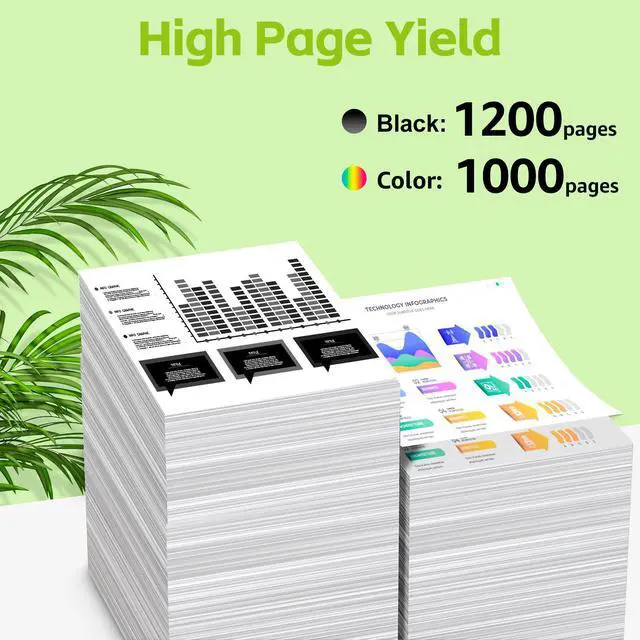 Alt view image 4 of 7 - greencycle 910XL ink cartridges Compatible for HP 910XL Cyan/Magenta/Yellow Ink Cartriges 4 Pack Compatible with HP OfficeJet 8010 8015 8018 8022 OfficeJet Pro 8020 8030 8025